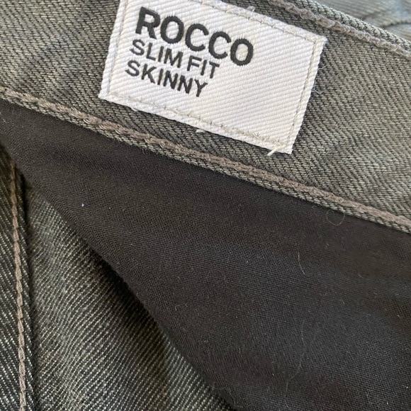 Express Jeans: Dark Wash Gray - Picture 4 of 5